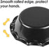 Webake Mini Pie Pan Set of 4, Nonstick 5 Inch Pie Plate Baking Dish with Ruffled Edge, Individual Round Bakeware Pie Tins for Toaster Oven Air Fryer Insta Pot