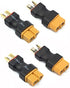 XT60 Female to Male Deans T Plug Connector Adapters No Wires RC LiPo Battery Connectors(4PCS)