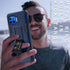 CoverON for Motorola Moto One 5G Phone Case/Moto G 5G+ Plus Case, Magnetic Slide Kickstand Ring Rugged Cover- Navy Blue