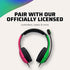 PDP Gaming LVL40 Stereo Headset with Mic for Nintendo Switch - PC, iPad, Mac, Laptop Compatible - Noise Cancelling Microphone, Lightweight, Soft Comfort On Ear Headphones - Splatoon 2 Pink & Green
