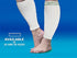 Vagabond Wide Calf Plus-Size Graduated Compression Socks Sleeves-Soothing Comfy DVT Large Cuffs - Great for Travel