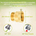 SUNGATOR 2-Pack Vacuum Breaker Set, 3/4 Inch Anti-Siphon Hose Bib Valve for Garden Spigot, RV, Solid Brass Anti-Backflow Valve with Tape