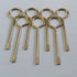 Interior Bedroom Bathroom Door Emergency Key, Key Pin for Interior Privacy Door Lock Compatible - 8 Pack