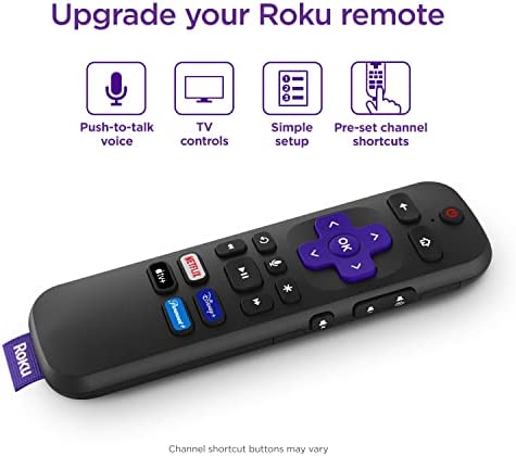 Roku Voice Remote (Official) for Roku Players, Roku TVs and Roku Audio