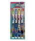 The Toon Studio Princess 4-Count Kids Toothbrush, Soft, Princess Little Mermaid, Cinderella, Snow White, Sleeping Beauty