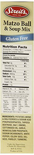 Streit's Gluten Free Matzoh Ball Mix and Soup Mix, 4.5 Ounce