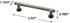 Franklin Brass P29617K-904-B 4" (102mm) Straight Bar Pull, 4" (102 mm), Heirloom Silver, 10 Count