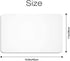 Rolin Roly 8PCS Plastic Placemats Clear Placemat Washable Non-Slip Heat Resistant Table Mats for Dining Translucent Kitchen Wipeable Pastry Mat