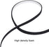 Yotache Thin Weather Stripping 2 Strips Total 65 Feet Long 1/16 Inch Thick x (.25) 1/4 Inch Wide, 1.5mm Foam Gasket Seal Tape for Window, Sliding Door Jamb, Speaker, Dashboard, 2 X 33 Ft Each