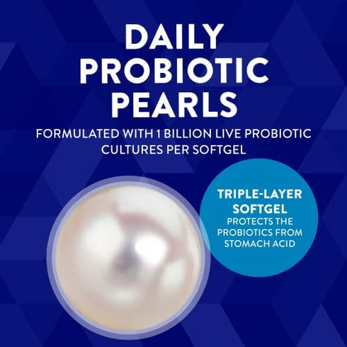 Nature’s Way Probiotic Pearls Acidophilus, Digestive Health*, 1 Billion Live Cultures, No Refrigeration Required, 90 Softgels