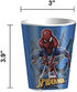 Zak Designs Spider-Man Dinnerware Set Includes Plate, Bowl, Tumbler and Utensil Tableware BPA-Free Made of Durable Melamine Material and Perfect for Kids, Dinnerware 5pc Set