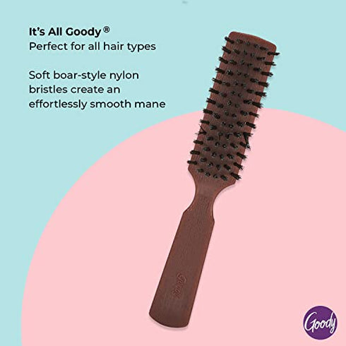 Goody Styler Brush - Finishing and Smoothing - Nylon Bristles - All Hair Types - 04391