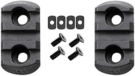 Gotical Multi Slots Mlok to Picatinny Rail Adapter Set of 3 slot Ar Picatinny Rail System