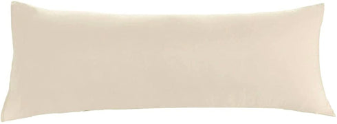 uxcell Body Pillow Case, Microfiber Pillowcases Weave for 90 GSM Ployester, Soft Full Replacement Covers for Body Pillows Body(20"x48") Khaki