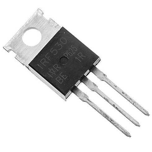 Bridgold 10pcs IRF530 IRF530N IRF530NPBF MOSFET Transistor, N Channel, 17 A, 100 V, 0.09 ohm