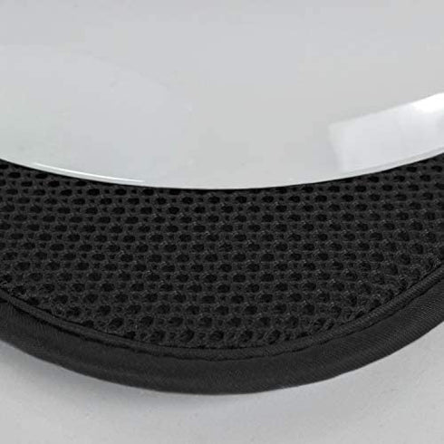 S&T INC. Absorbent, Reversible XL Microfiber Dish Drying Mat for Kitchen, 18 Inch x 24 Inch, Black Galaxy Mesh