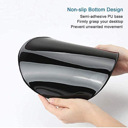 Ergonomic Mouse Pad with Wrist Support Gel, Computer Gaming Mousepad Cute Turtle Wrist Rest Mouse Pads for Laptop Office Work Women Men Kids (with A Free Cup Pad)