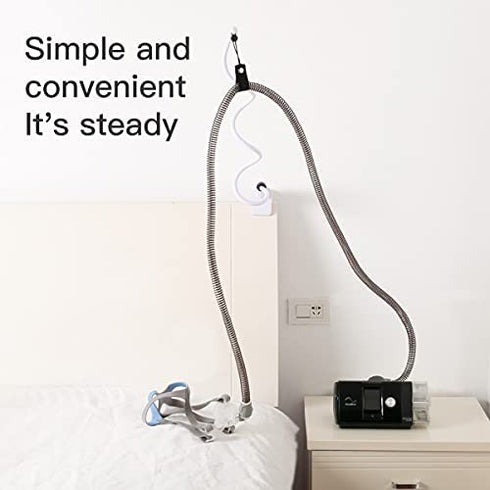 JAKIA CPAP Hose Holder and Hanger Tube Clamp and Support Minimize Hose Tubing Tangle and Leakage with Angles Adjustable,Relieve Pressure from Tube-CPAP Accessory Supplies…