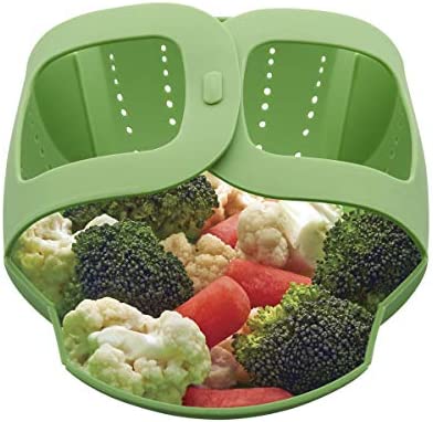 Instant Pot Official Silicone Steamer Basket, Compatible with 6-Quart and 8-Quart Cookers, Green