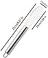 VANRA Wide Butter Spreader Knife Set 4-Piece Stainless Steel Cheese Knife Serrated Edge Sandwich Condiment Jam Bread Cream Knives 7.8-inch