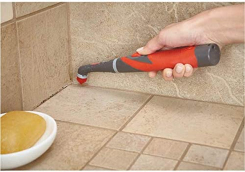 Rubbermaid - All-Purpose Grout Head, Gray, Ideal for Grout Lines, Corners, Bathroom, Kitchen Cleaning