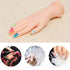 2Pcs Practice Hand for Acrylic Nails, Nail Art Training Hand,Fake Hand for Nails Practice, Flexible Bendable Manicure Hand Practice Tool
