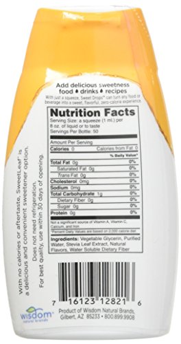 SweetLeaf Sweet Drops Liquid Stevia Sweetener (Caramel, Pack of 2)