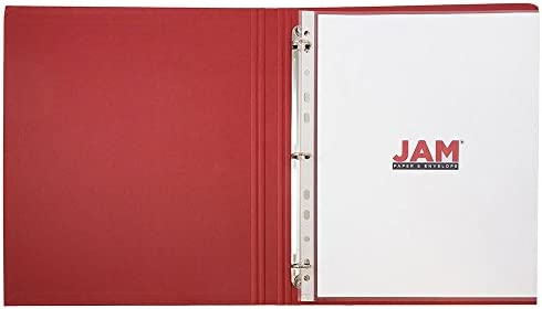 JAM PAPER Sheet Protectors - Fits Standard 8 1/2 x 11 Paper - Clear - 10 Document Sleeves/Pack