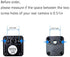 Universal Car Rear View Camera License Plate Bracket,Dash Cam Mirror Camera Kit Accessories Rearview Camera Mount, Only Installation Holder for Backup Camera Reverse Camera