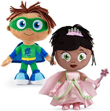 Mighty Mojo Super Why Plush - Super Why Princess Presto 10 Inch Plush Toy Doll - Officially Licensed PBS Educational Toy for Children