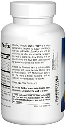 Planetary Herbals Stone Free Tablets, 90 Count