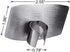 Akkya Finger Guards for Cutting Stainless Steel Finger Protector for Knife Cutting Kitchen Tool Finger Guard for Food Chopping Cutting Avoid Hurting 4 Pack