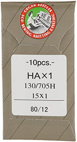 SASEW8012 Sewing Machine Needles by Organ 10 Pack of Ten Needles (100 Needles)
