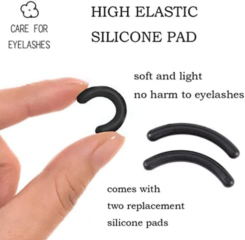 Uranian Beauty Eyelash Curler Comb Eyelash Curlers with 2 Silicone Refill Pads Premium Lash Curler Makeup Tool for Women and Girls