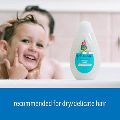 Johnson's Ultra-Hydrating Tear-Free Kids' Shampoo with Pro- Vitamin B5 & Proteins, Paraben-, Sulfate- & Dye-Free Formula, Hypoallergenic & Gentle for Toddler's Hair, 13.6 fl. oz