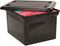 ADVANTUS File Tote with Lid, 19 x 15.5 x 11 Inches, Black (34052)