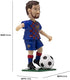 Maccabi Art Official Lionel Messi FC Barcelona Soccer Action Figure, 4.5” H x 3.5” W x 1.5” D