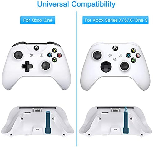Controller Keyboard for Xbox Series X/ S/ for Xbox One/ One S, Wireless Bluetooth Gaming Chatpad Keypad with USB Receiver, Built-in Speaker & 3.5mm Audio Jack for Xbox Series X/ S/ One/ One S, White