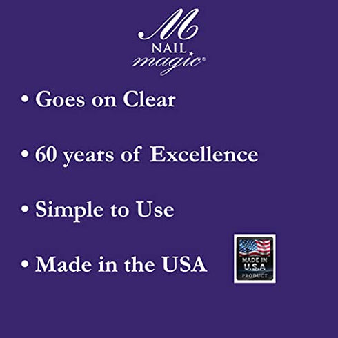 Nail Magic - Nail Hardener & Conditioner, 0.5 Fl Oz, Revives Chipping, Peeling & Brittle Nails, Strengthening, Conditions & Hardens Natural Nails, 60 Years of Superior Results