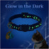 KOOLTAIL Cat Collar Breakaway with Bells - 6 Pack Glow in The Dark - Stars & Moon Charm Pendent Pet Reflective Collars Ideal for Kitten Cats Puppy