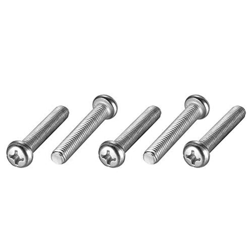 Wall Mounting Screws for Samsung TV - M8 x 45mm with Pitch 1.25mm Solid Screw Bolts for Samsung TV Wall Mounting, TV Mounting Bolts Work with Samsung 7 and 8 Series 49" 55” 65” 75" TV, 5PCS