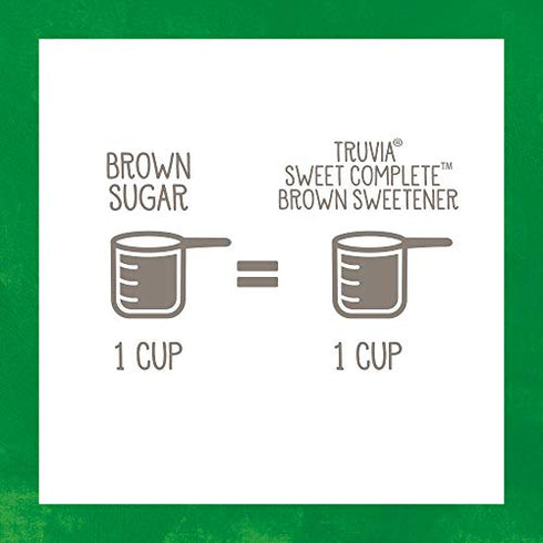 Truvia Sweet Complete Brown Calorie-Free Sweetener with the Stevia Leaf, 14 oz Bag (Pack of 1)