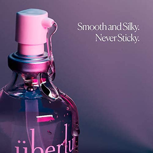 Überlube Silicone Lubricant | Latex-Safe Silicone Lube Personal Lubrication | Unscented Sex Lube for Couples, Flavorless, Zero Residue, Works Underwater - 55ml (1.86 Fl Oz)
