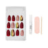 Ardell Nail Addict Premium Artificial Nail Set, Red Cateye