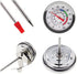 Candle Thermometer for Candle Making - DIY Wax Candle Making Supplies - Ideal Candle Making Thermometer with Clip and 300mm Stainless Steel Probe