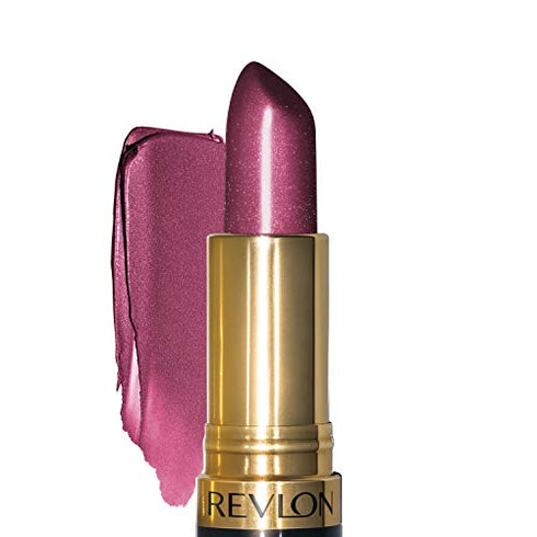 Lipstick by Revlon, Super Lustrous Lipstick, High Impact Lipcolor with Moisturizing Creamy Formula, Infused with Vitamin E and Avocado Oil, 625 Iced Amethyst