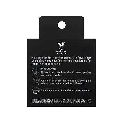 e.l.f, High Definition Powder, Loose Powder, Lightweight, Long Lasting, Creates Soft Focus Effect, Masks Fine Lines and Imperfections, Soft Luminance, Radiant Finish, 0.28 Oz