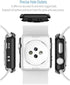 2 Pack Bumper Compatible with Apple Watch Case 42mm Series 3 Series 2 Anti-Scratch Shockproof Ultra-Thin Hard iWatch Protector for Apple Watch Cover 42mm Series 3 / 2