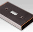 AMERELLE 163TTTDB Traditional Steel Wallplate with 3 Toggle, Aged, Triple, Oil Rubbed Bronze