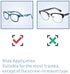 Silicone Eyeglass Nose Pads Sticky, Hypo-allergenic Adhesive Nose Grips for Glasses and Sunglasses 12 Pairs